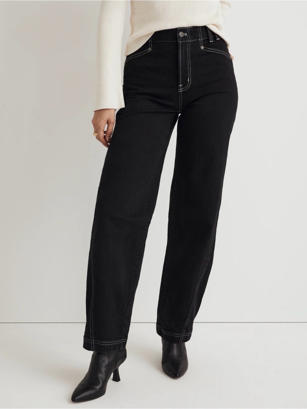 Madewell The Perfect Vintage Wide-Leg Jean in Harmon Wash
